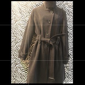 Bre AK Anne Klein wool coat Gray.